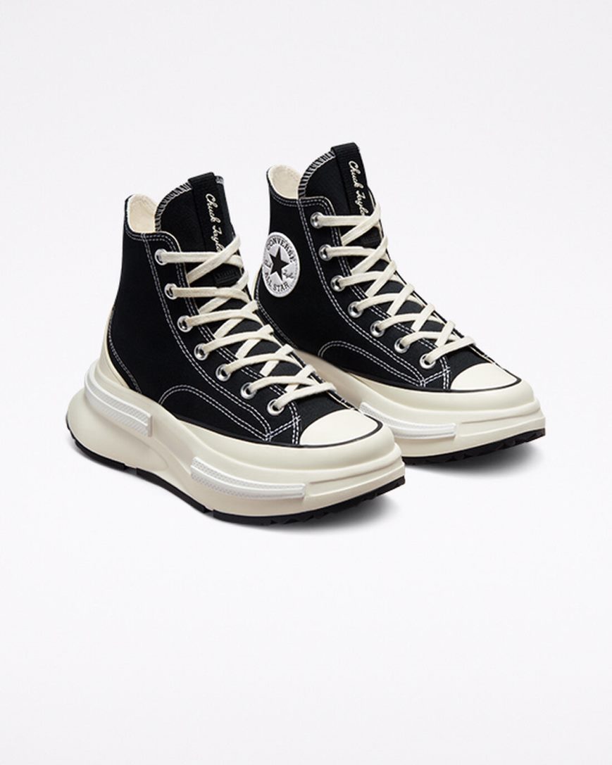 Tenisi Inalti Barbati Converse Run Star Legacy CX Negrii Albi | RO QRLZD241